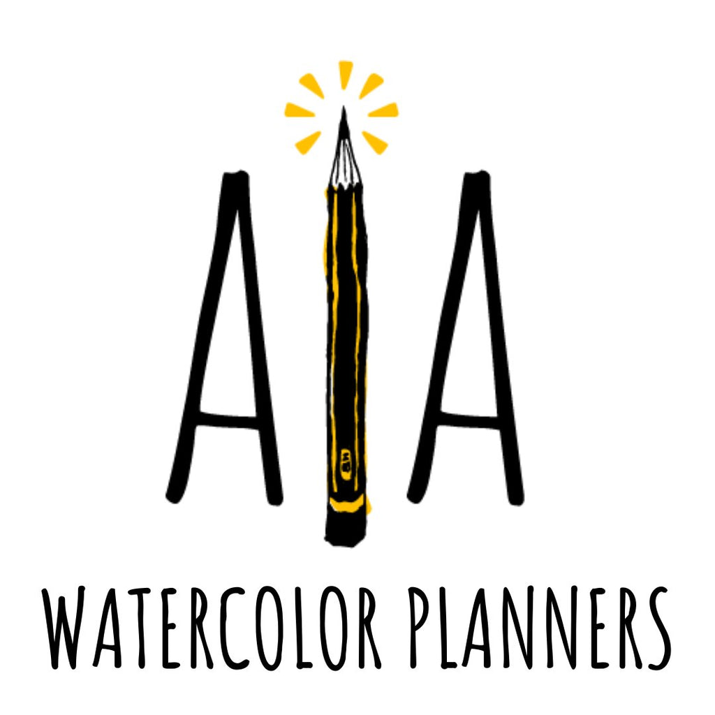 Watercolor Themed - Laminated Planners